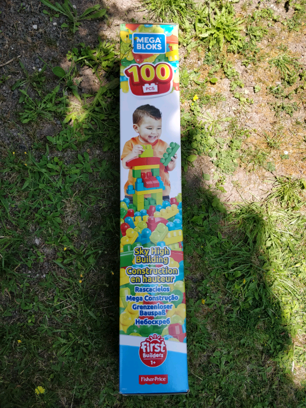 mega bloks first builders 100 piece tube